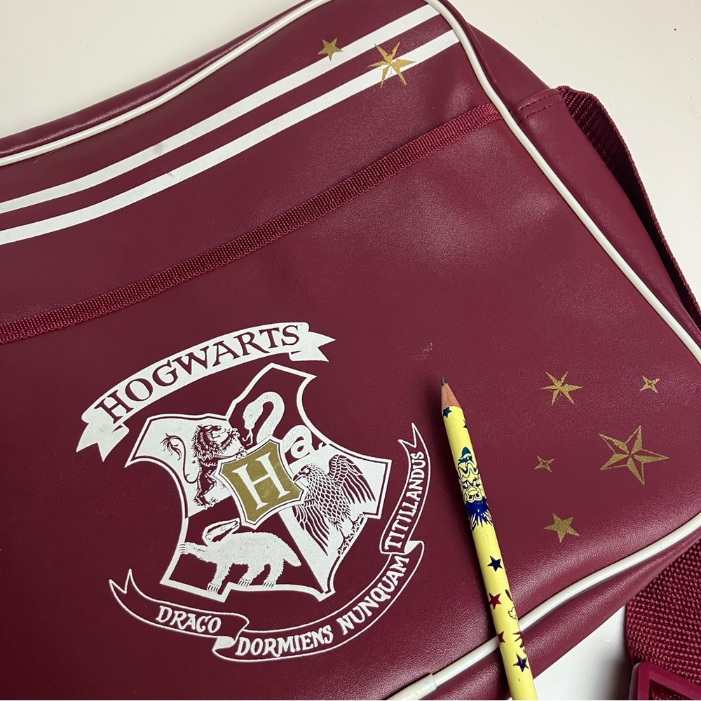 Harry Potter Hogwarts Crossbody Shoulder Messenger Bag Strap Laptop School - Picture 11 of 17